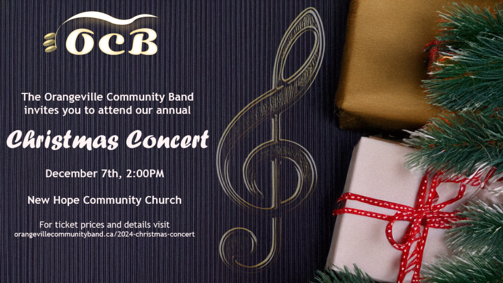 Orangeville Community Band Christmas Concert 2024