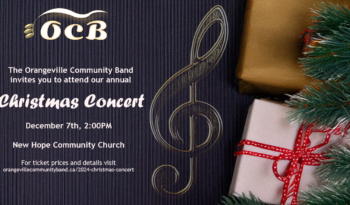 Orangeville Community Band Christmas Concert 2024